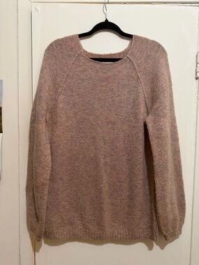 Wilfred Heathered Blush Crewneck Sweater